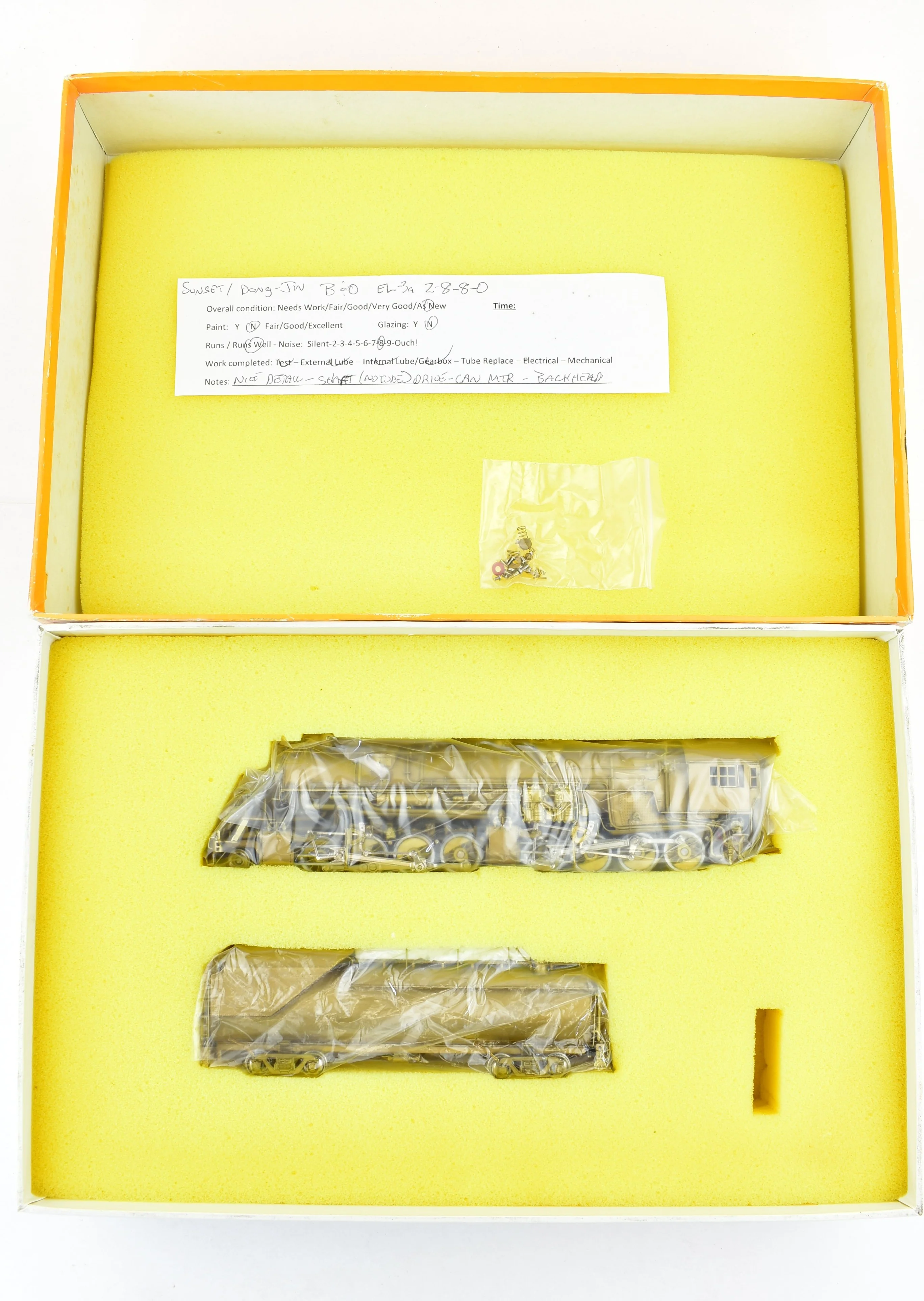 HO Brass Sunset Models B&O - Baltimore & Ohio 2-8-8-0 EL-3a Simple Articulated - Image 23