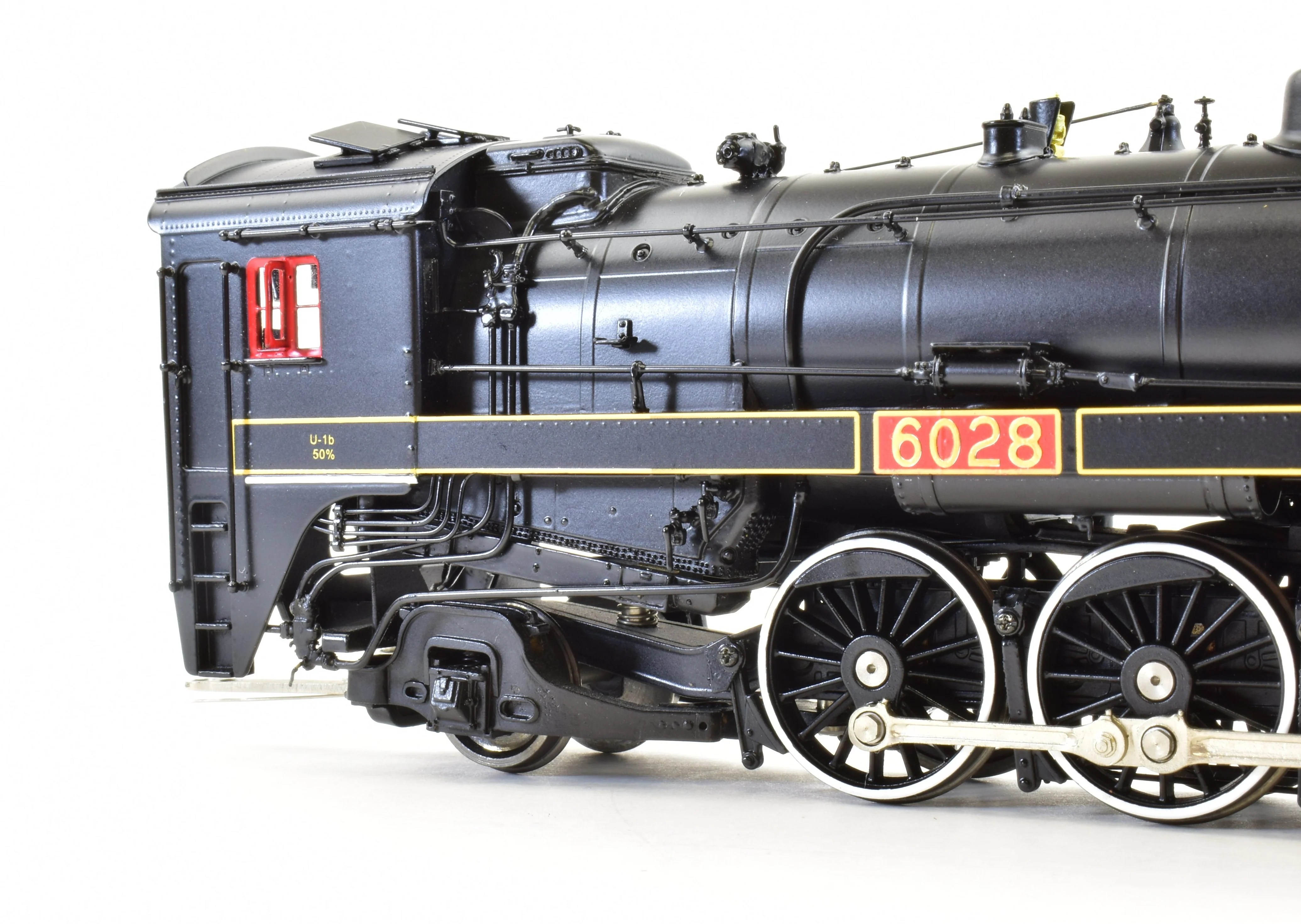 HO Brass CON VH - Van Hobbies CNR - Canadian National Railway 4-8-2 Class U-1-b Mountain #6028 FP - Image 11