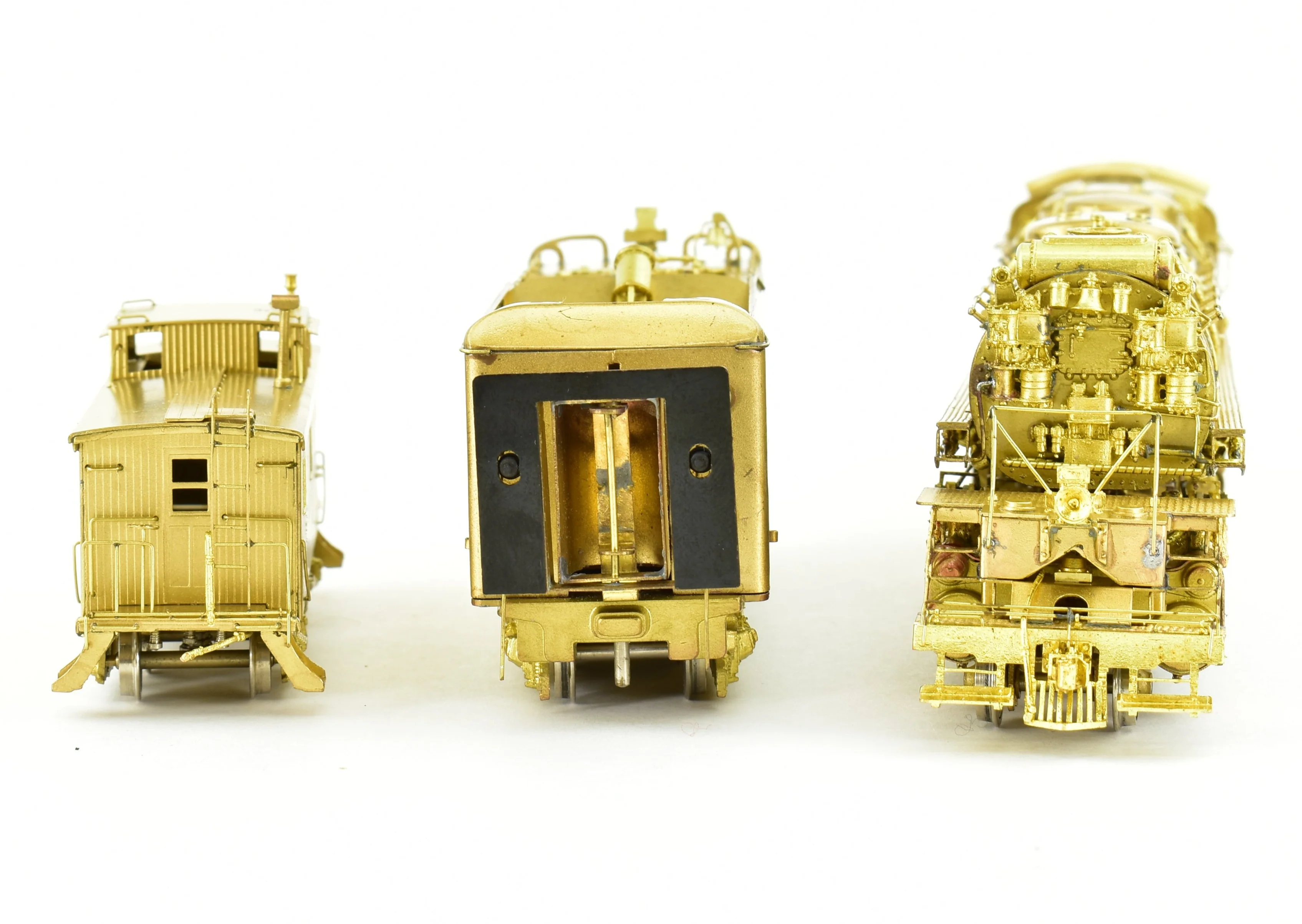 HO Brass Westside Model Co. DM&IR - Duluth, Missabe, & Iron Range 2-8-8-4 Yellowstone M-4 with Caboose - Image 11