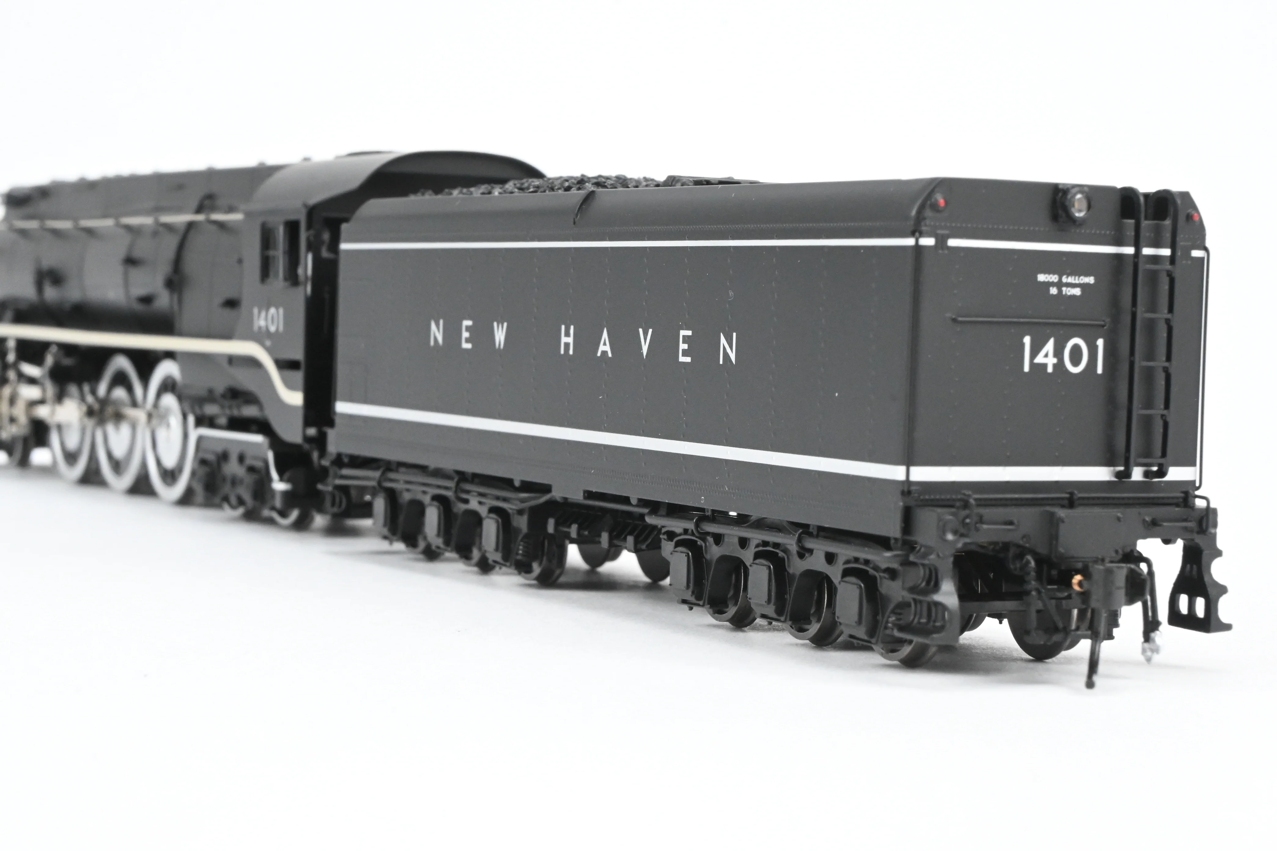 HO Brass Hybrid BLI - Broadway Limited Imports NH - New Haven 4-6-4 I-5 FP No. 1401 SoundTraxx Tsunami2 DCC/Sound - Image 17