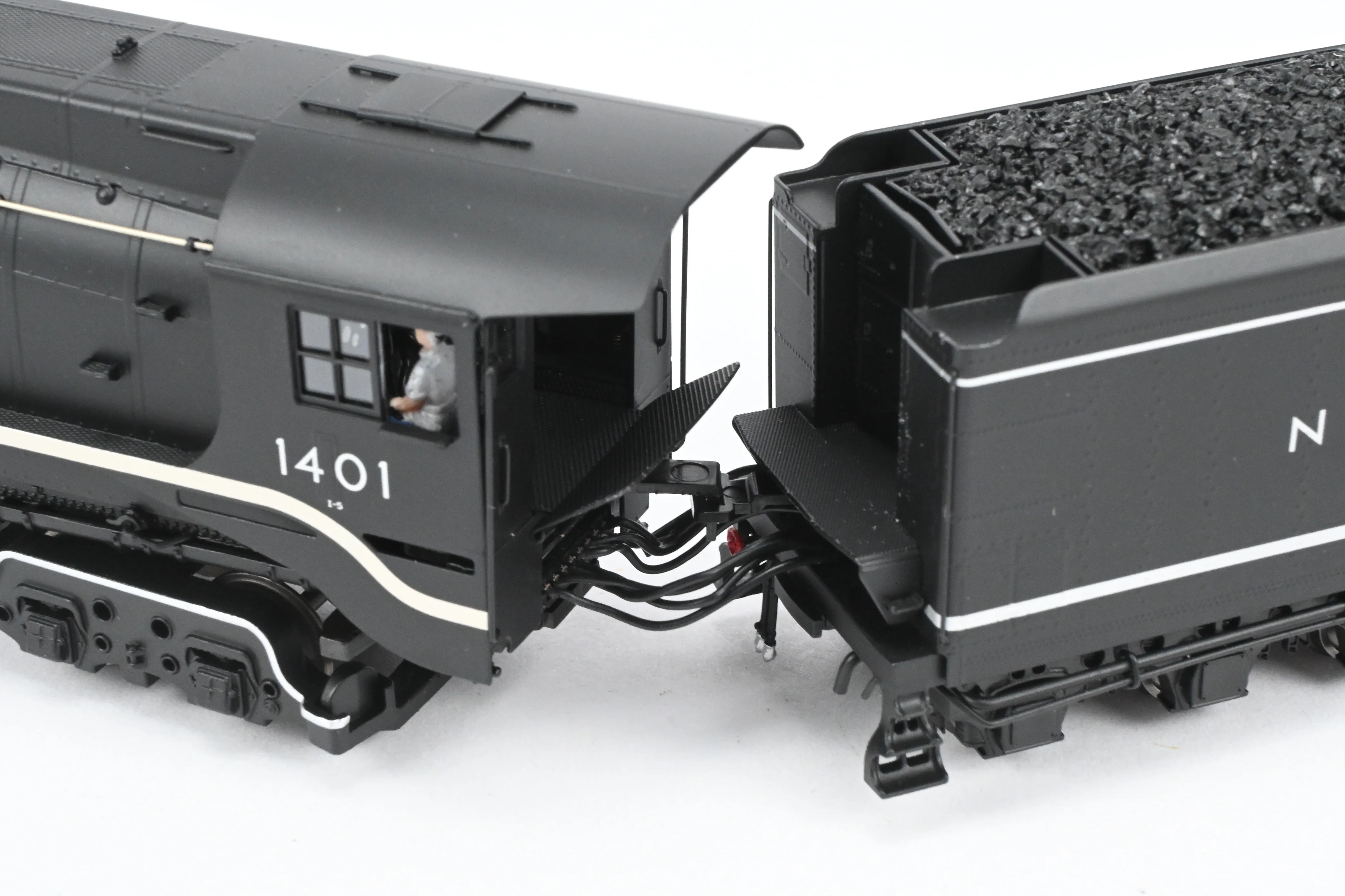 HO Brass Hybrid BLI - Broadway Limited Imports NH - New Haven 4-6-4 I-5 FP No. 1401 SoundTraxx Tsunami2 DCC/Sound - Image 19