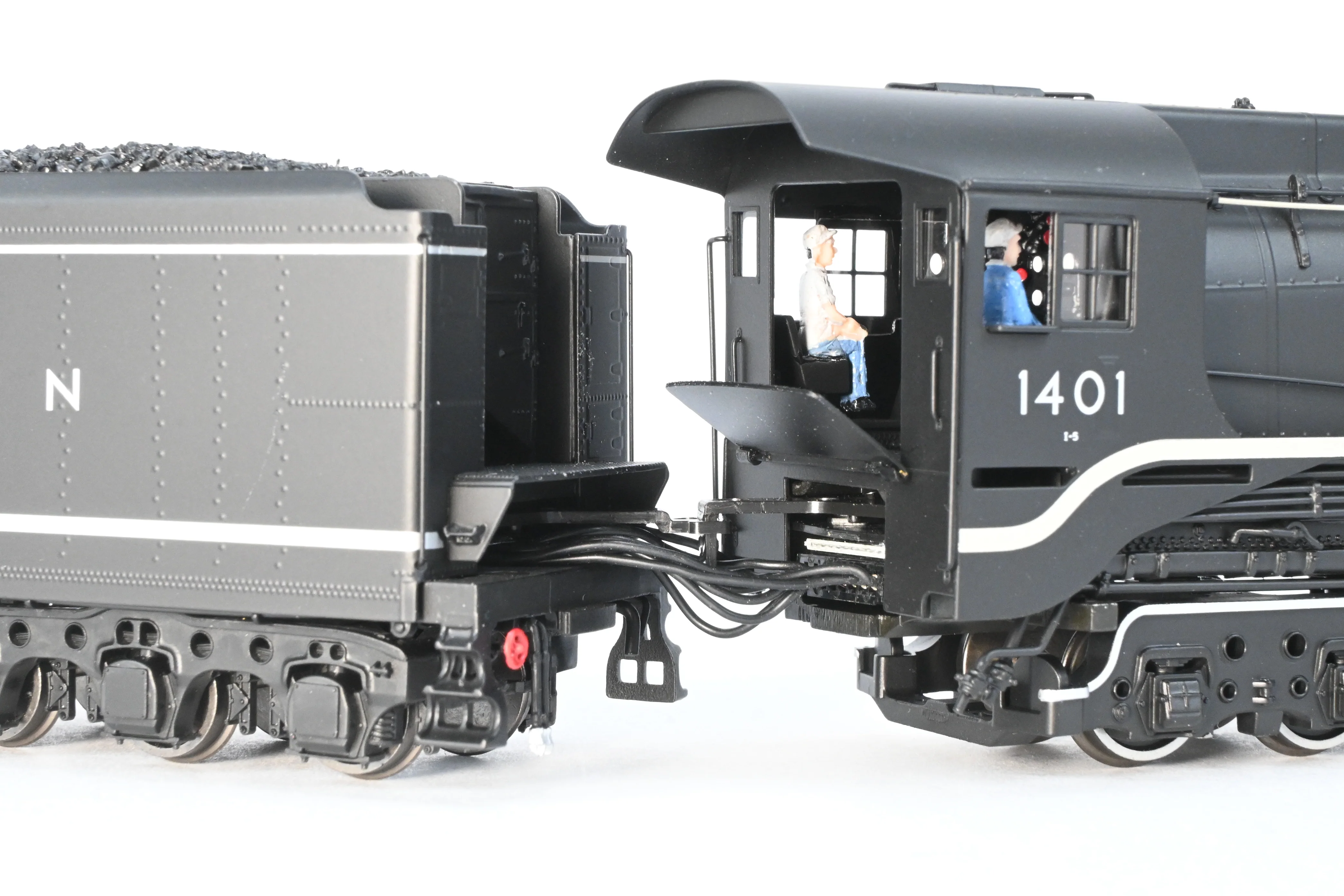 HO Brass Hybrid BLI - Broadway Limited Imports NH - New Haven 4-6-4 I-5 FP No. 1401 SoundTraxx Tsunami2 DCC/Sound - Image 20