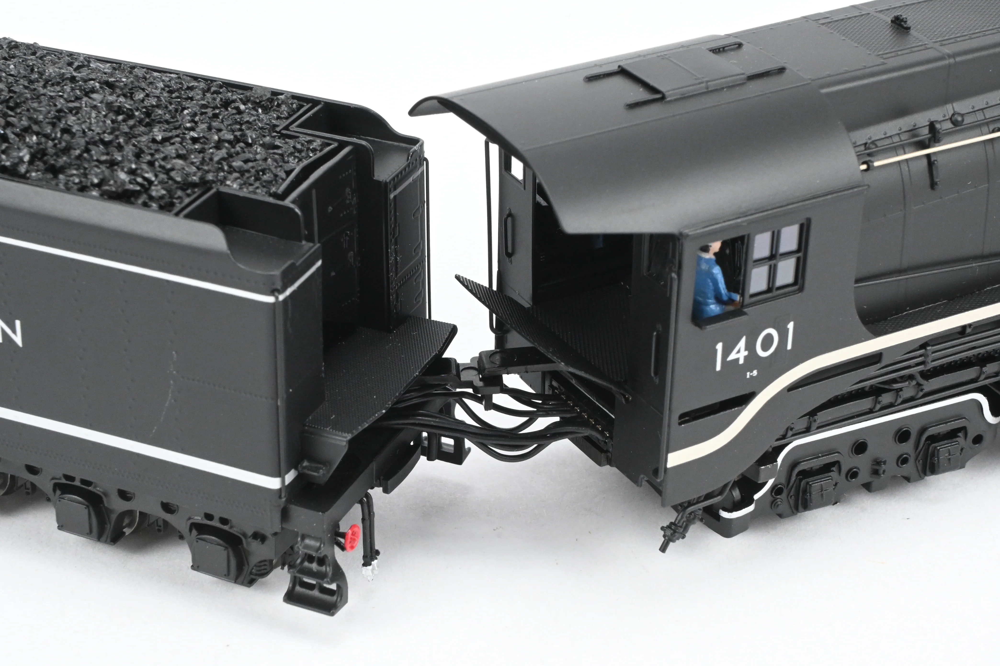 HO Brass Hybrid BLI - Broadway Limited Imports NH - New Haven 4-6-4 I-5 FP No. 1401 SoundTraxx Tsunami2 DCC/Sound - Image 21