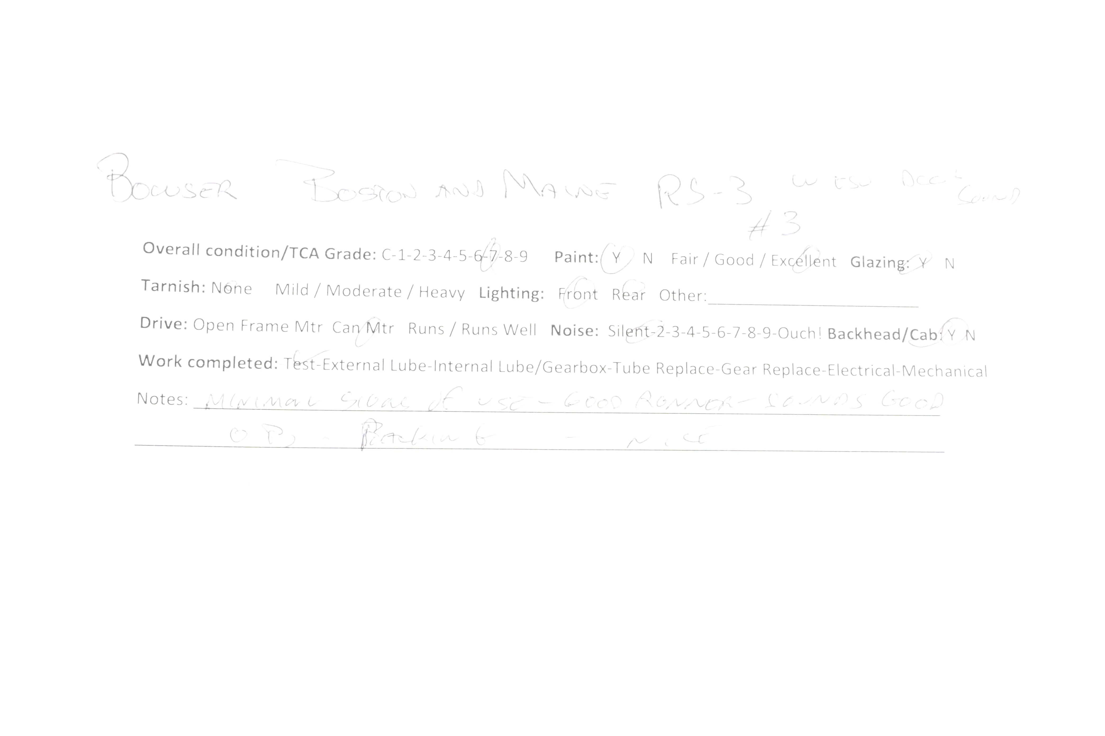 HO Bowser "Executive Line" B&M – Boston & Maine Alco RS-3 Phase III With ESU DCC & Sound Factory Painted No. 1514 - Image 22