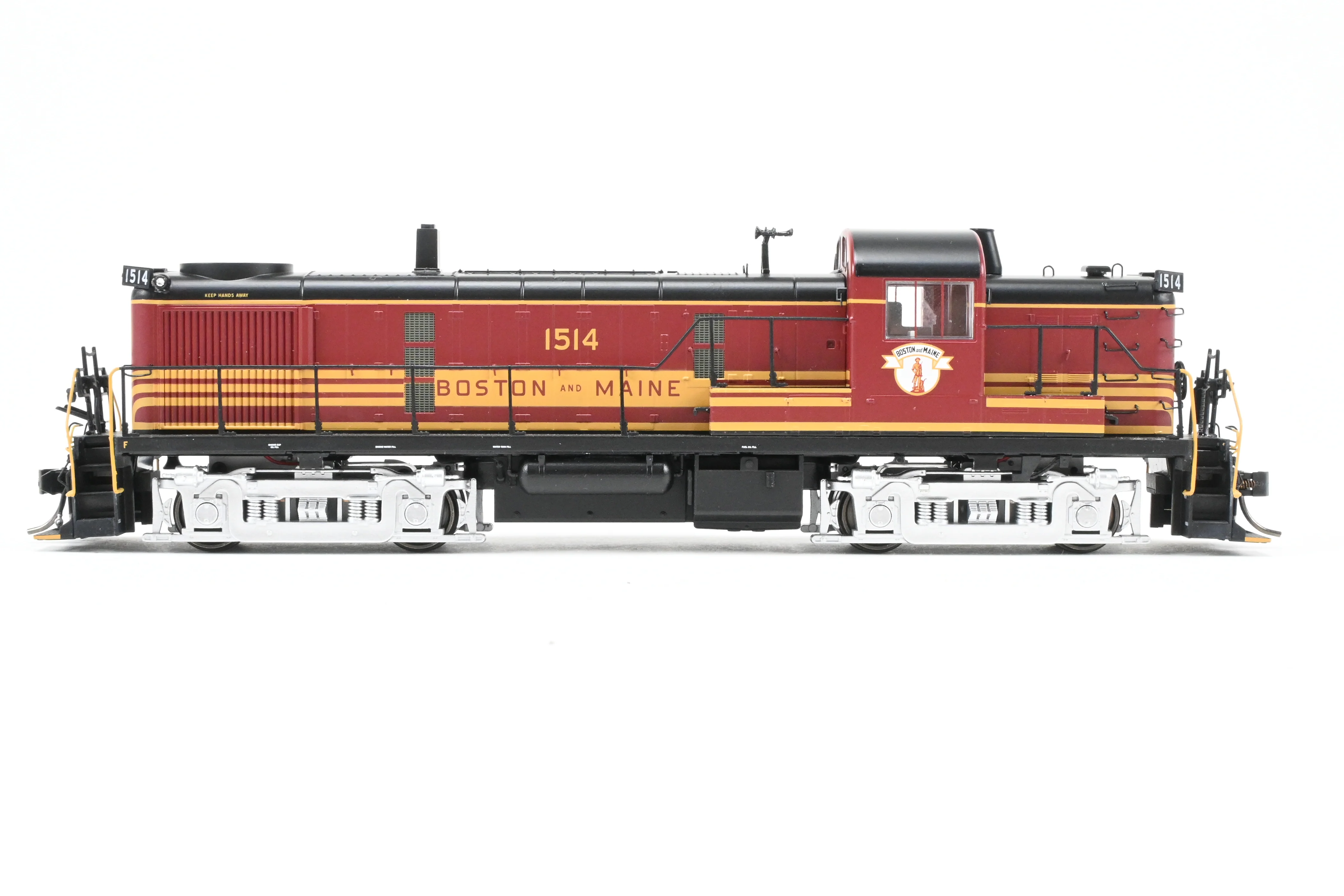 HO Bowser "Executive Line" B&M – Boston & Maine Alco RS-3 Phase III With ESU DCC & Sound Factory Painted No. 1514 - Image 3