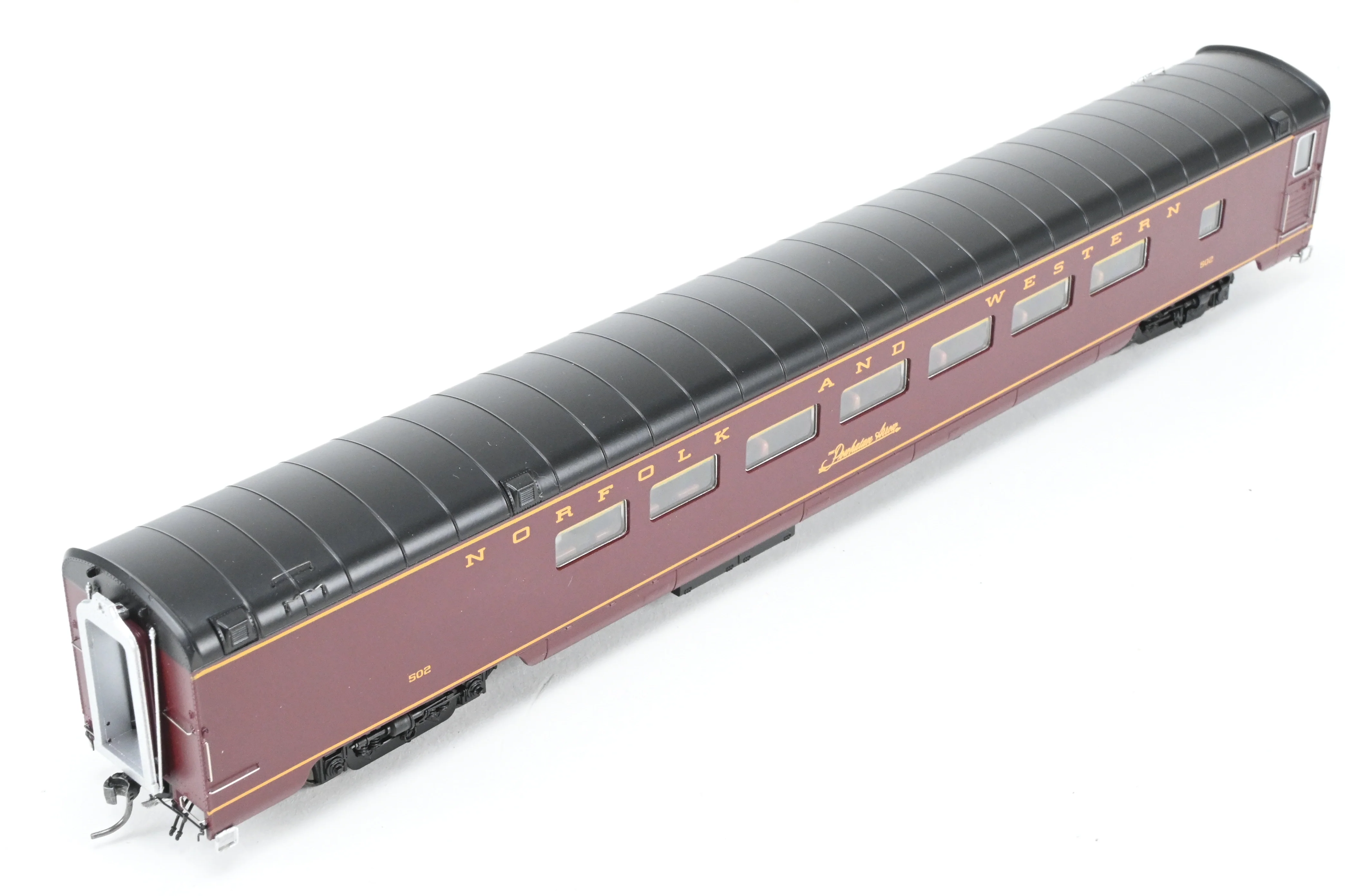 HO MTH - Mike's Train House N&W - Norfolk & Western "Powhattan Arrow" 5 Unit Passenger Car Set, Factory Decorated - Image 22