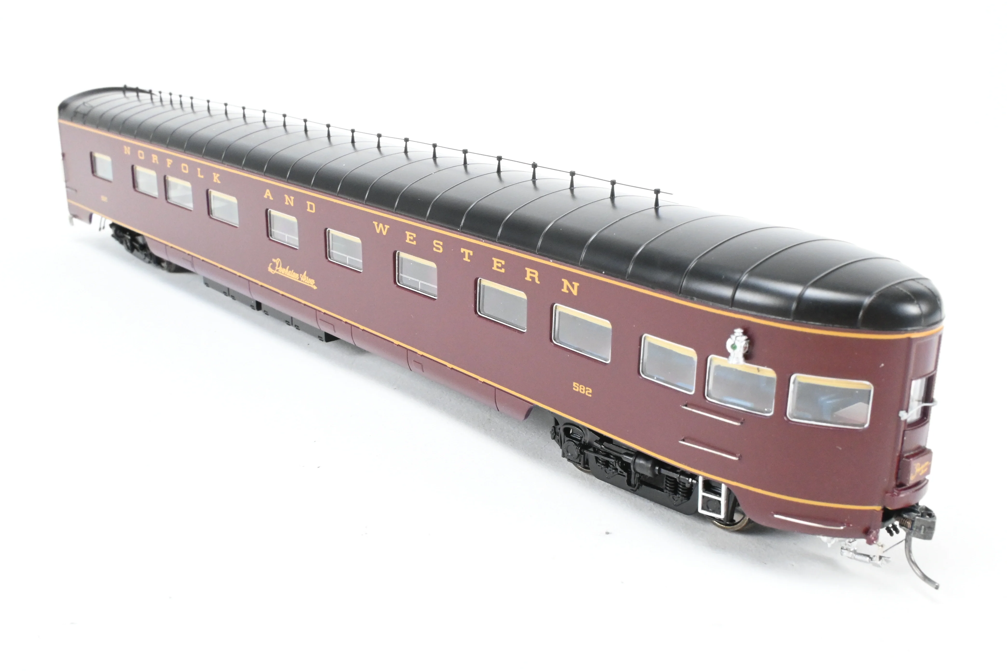 HO MTH - Mike's Train House N&W - Norfolk & Western "Powhattan Arrow" 5 Unit Passenger Car Set, Factory Decorated - Image 8