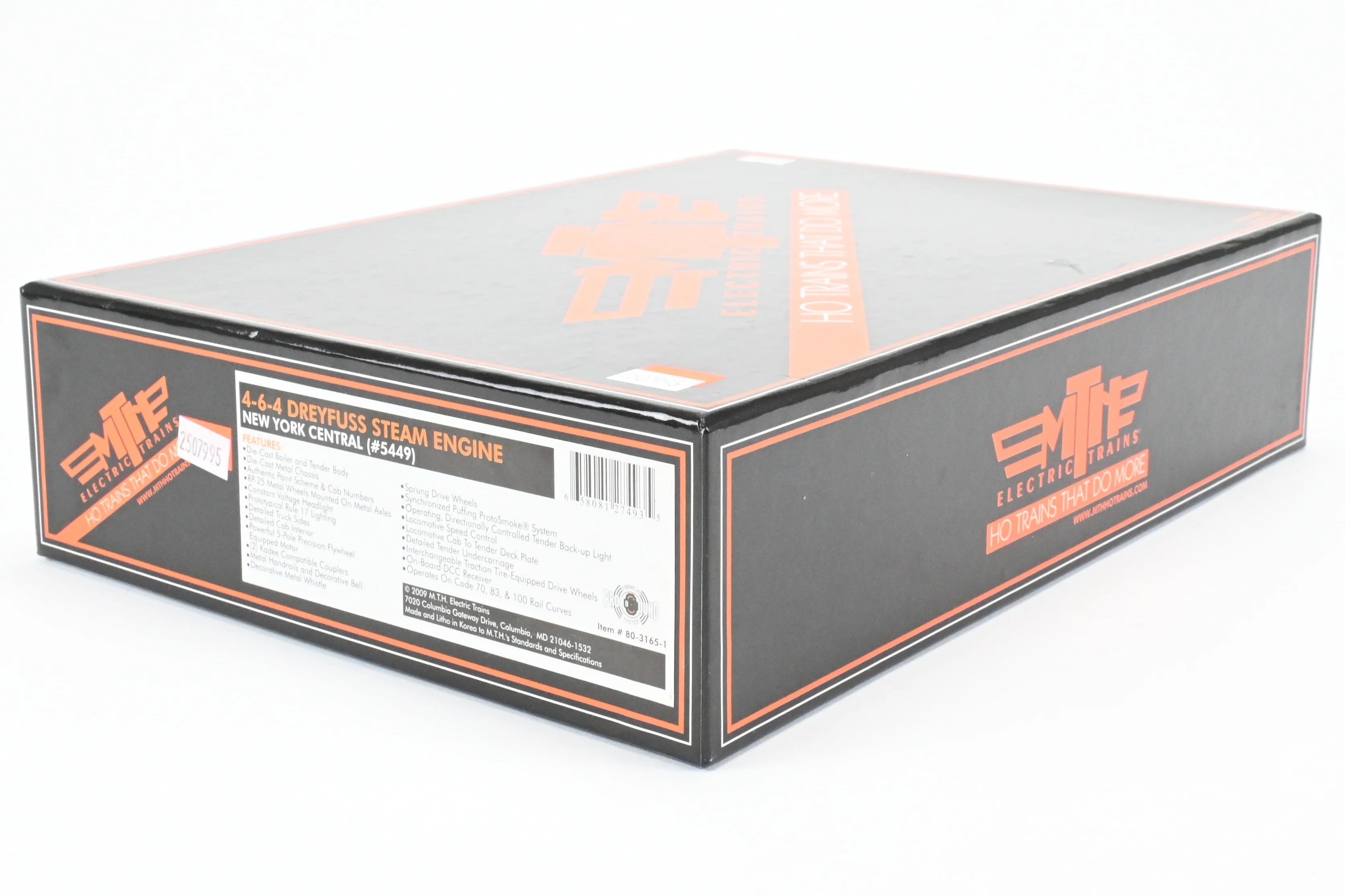 HO MTH - Mike's Train House NYC - New York Central 4-6-4 Streamlined Dreyfuss Hudson W/Sound Factory Painted No. 5449 - Image 20