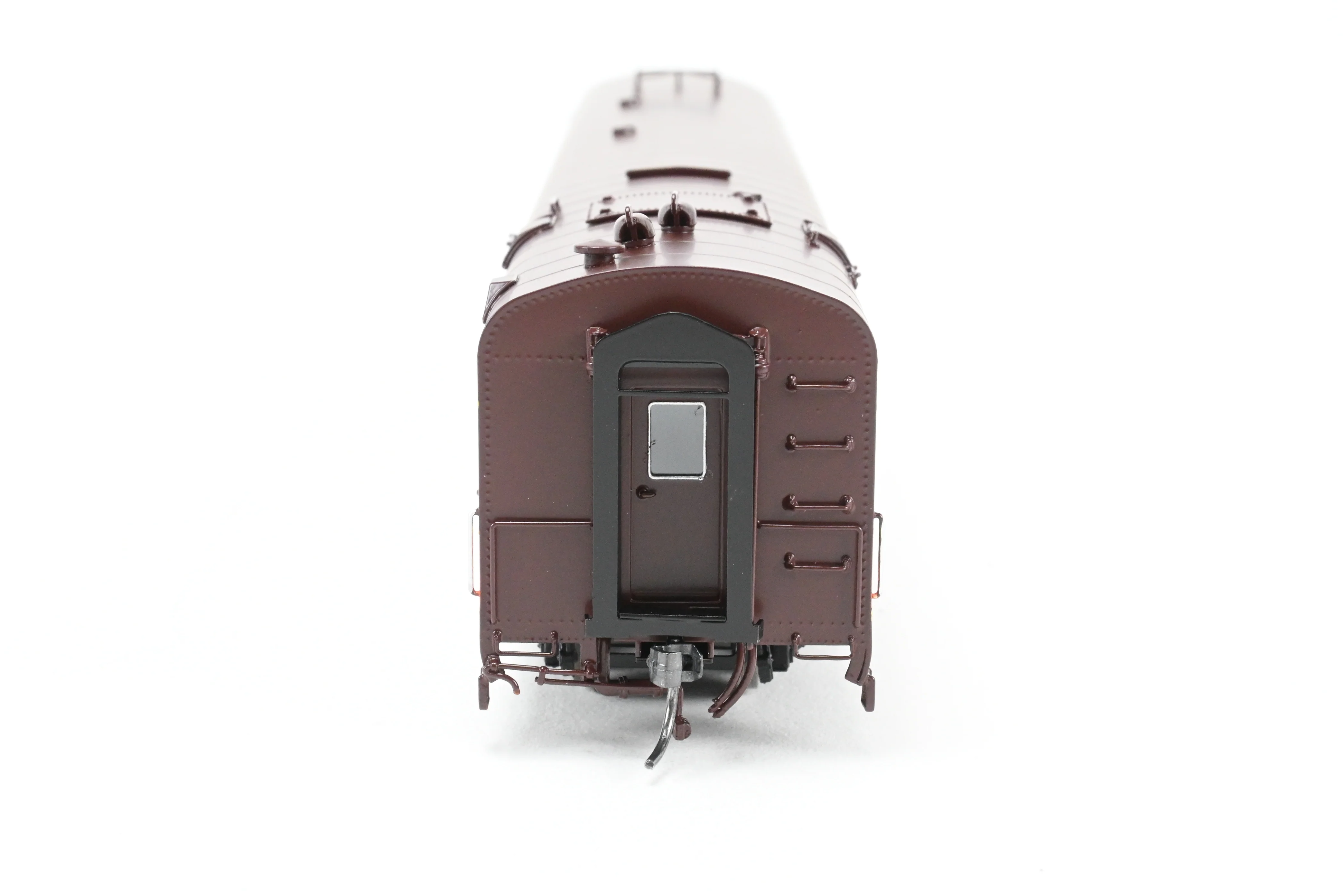 HO NEW Brass NBL - North Bank Line IC - Illinois Central Business Car #1 As-Built Chocolate & Orange - Image 9