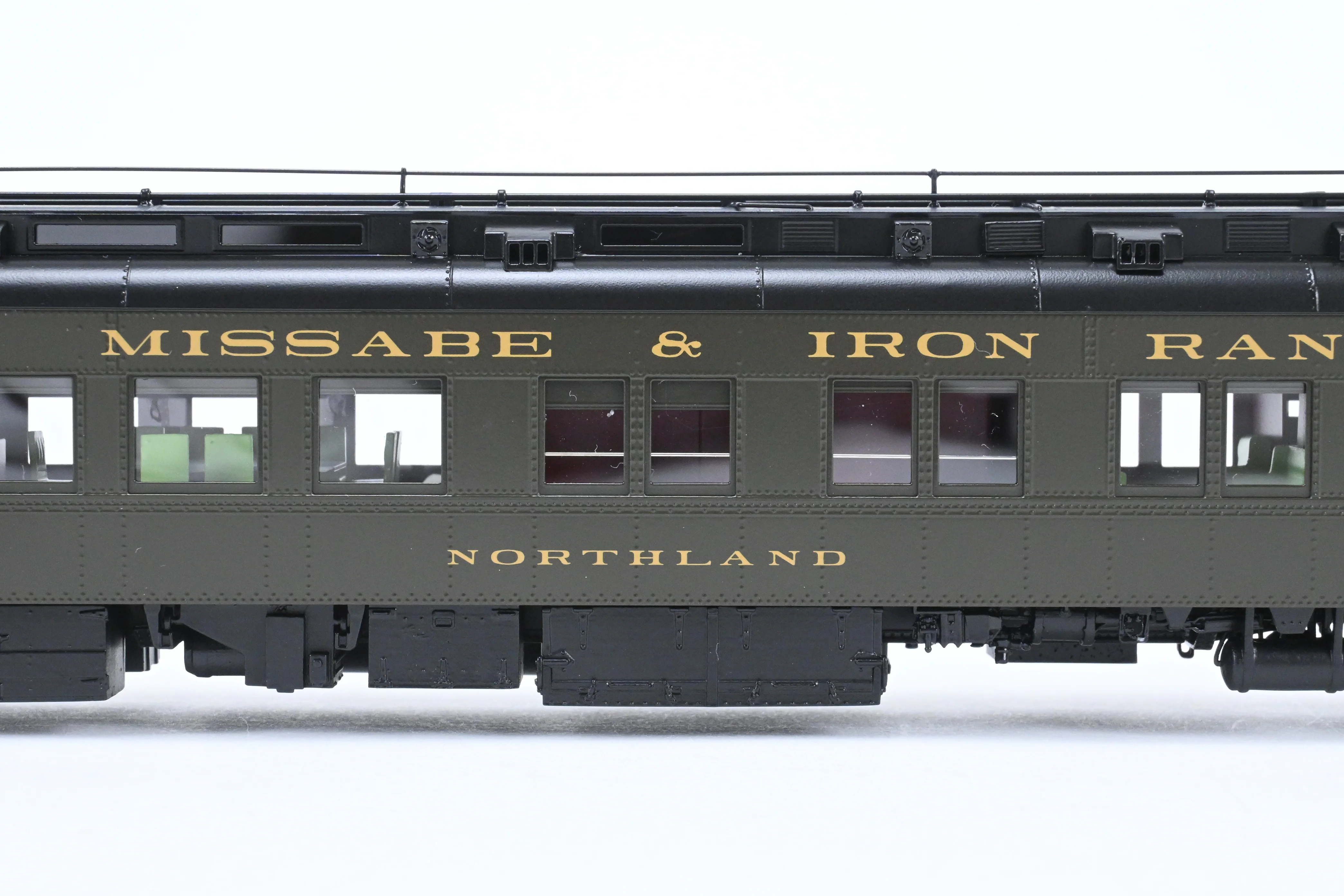 HO NEW Brass NBL - North Bank Line DM&IR - Duluth Missabe & Iron Range Business Car “Northland” with Combine W-24 Set FP - Image 22