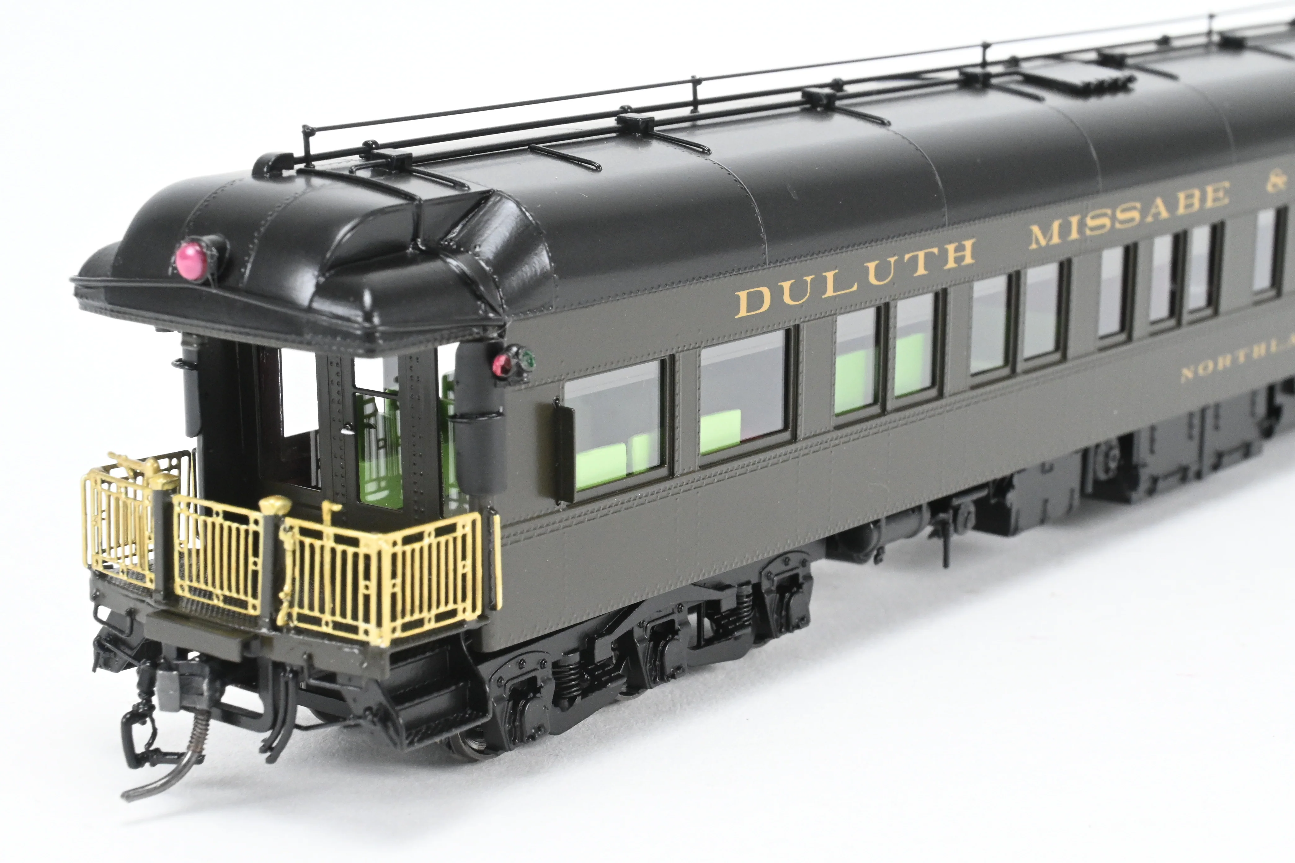 HO NEW Brass NBL - North Bank Line DM&IR - Duluth Missabe & Iron Range Business Car “Northland” with Combine W-24 Set FP - Image 28