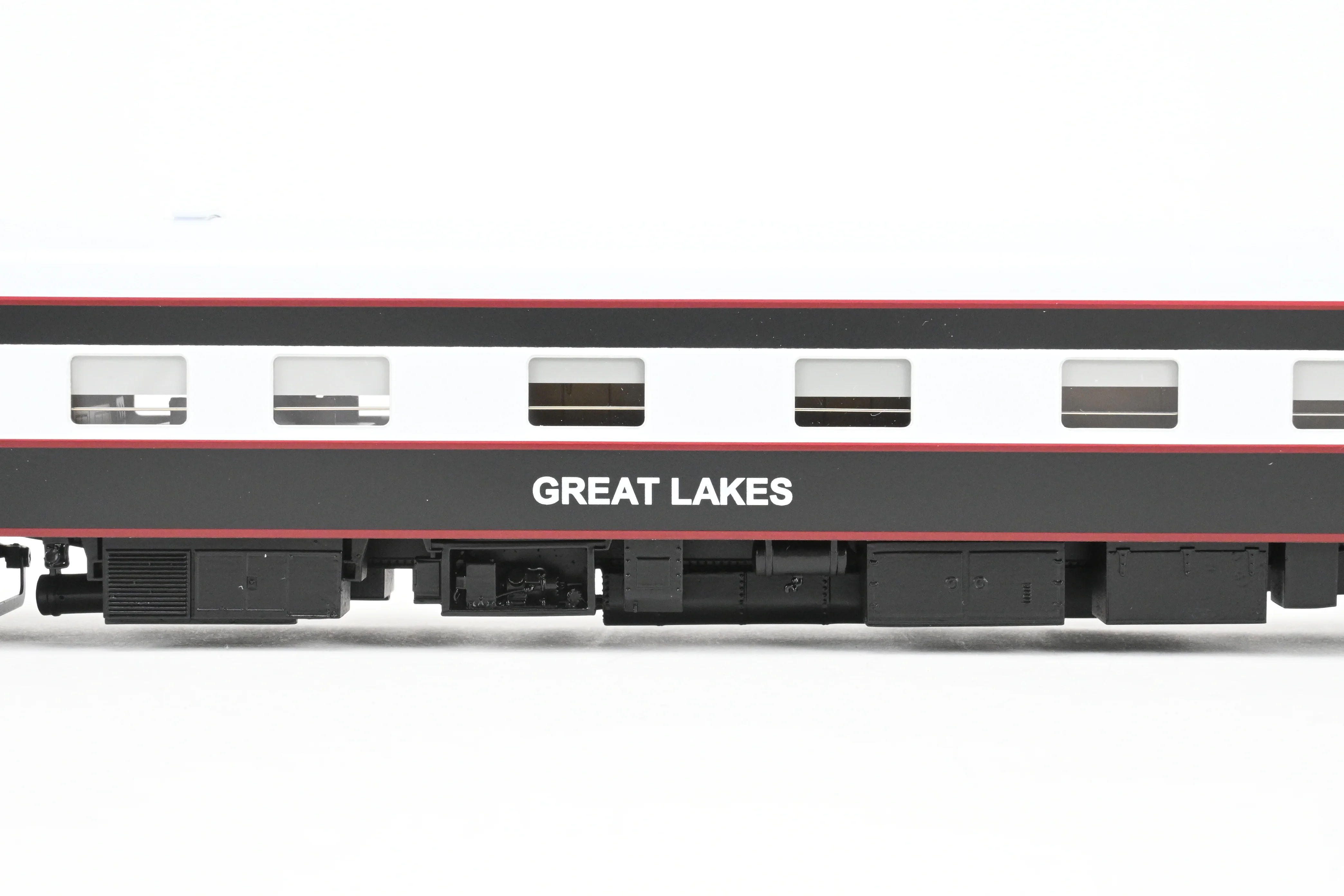 HO NEW Brass NBL - North Bank Line CNR - Canadian National Railway Business Car "Great Lakes” FP Black & White - Image 13