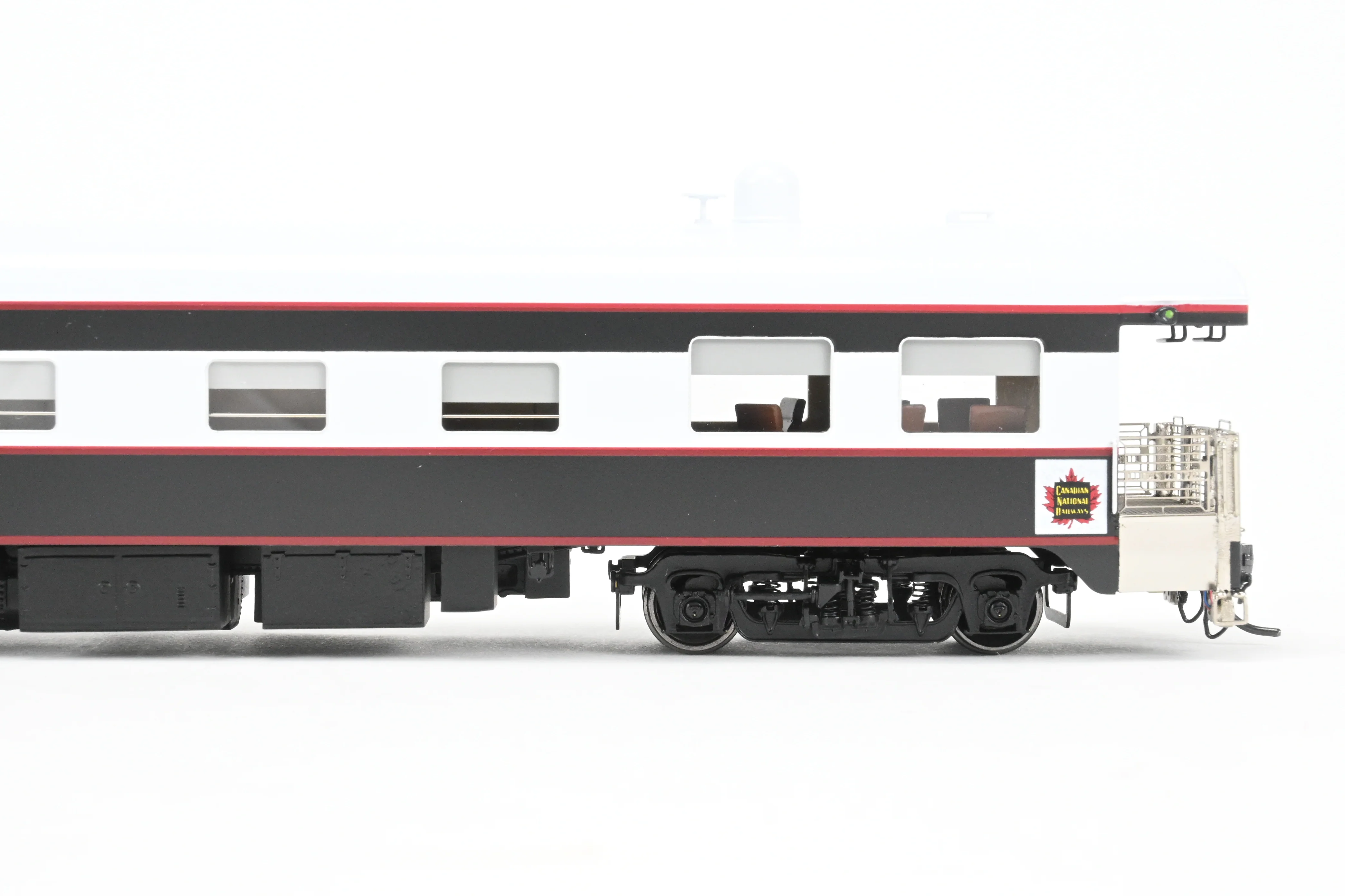 HO NEW Brass NBL - North Bank Line CNR - Canadian National Railway Business Car "Great Lakes” FP Black & White - Image 14