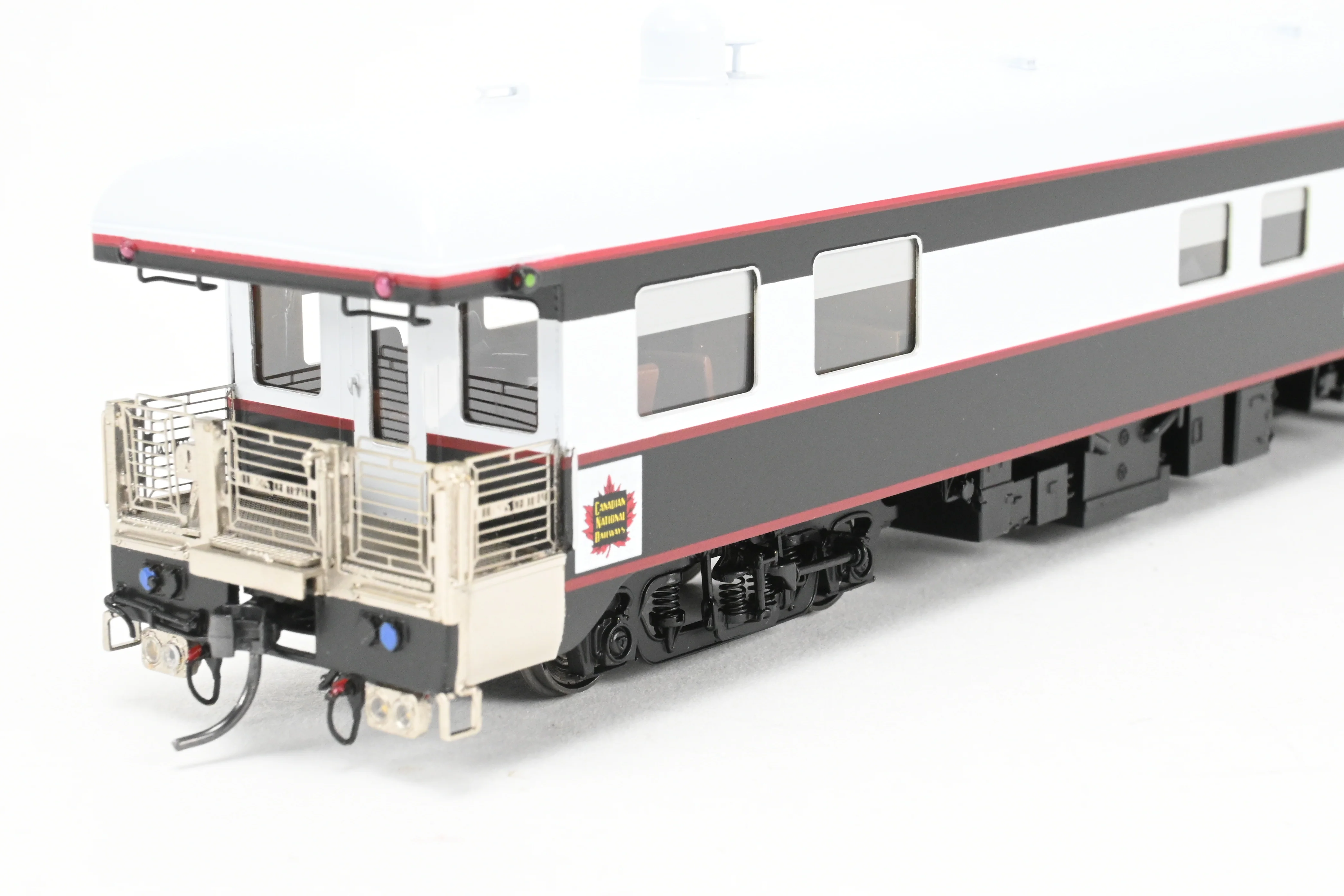 HO NEW Brass NBL - North Bank Line CNR - Canadian National Railway Business Car "Great Lakes” FP Black & White - Image 19