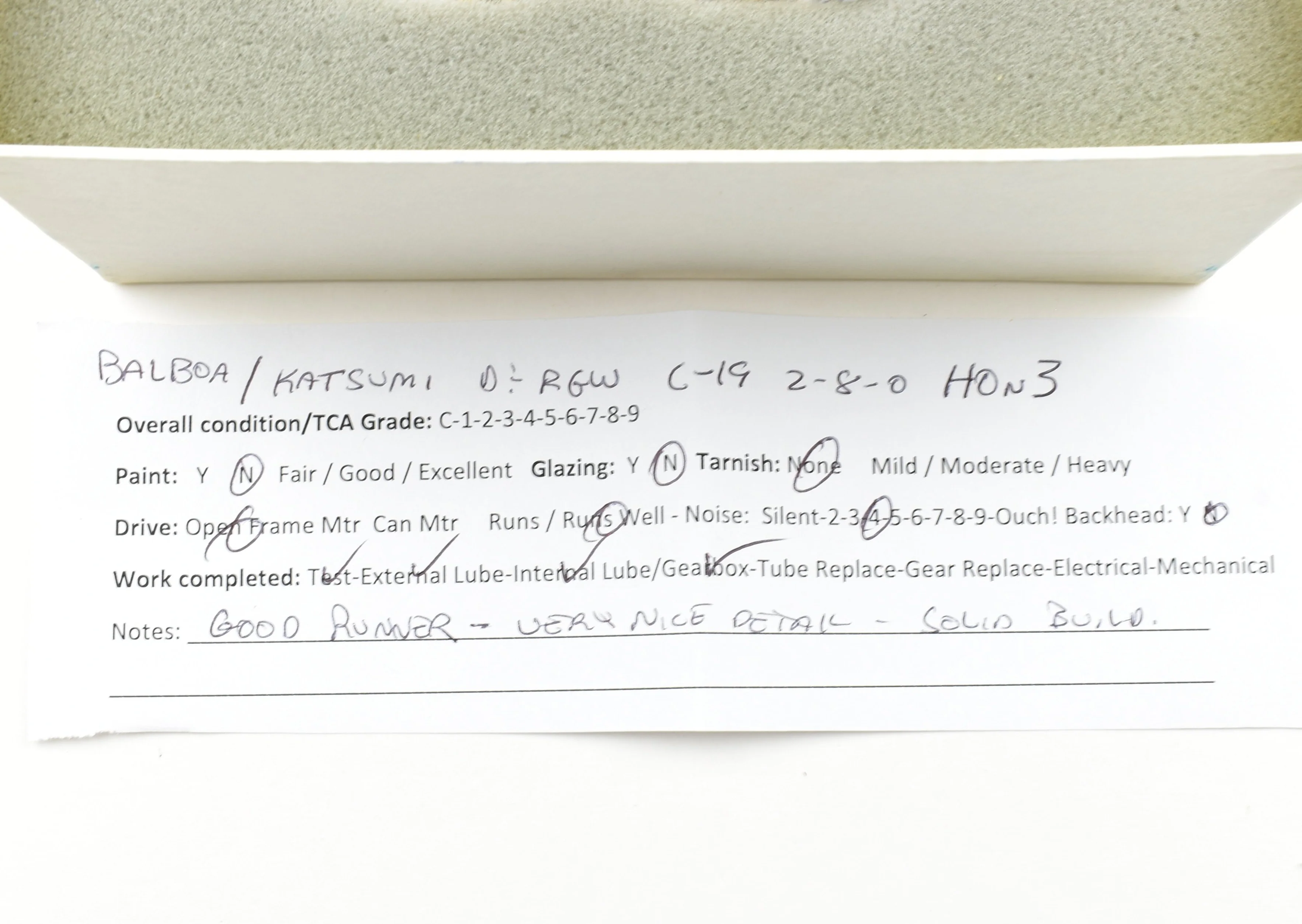 HOn3 Brass Balboa D&RGW - Denver & Rio Grande Western C-19 2-8-0 #340 - Image 18