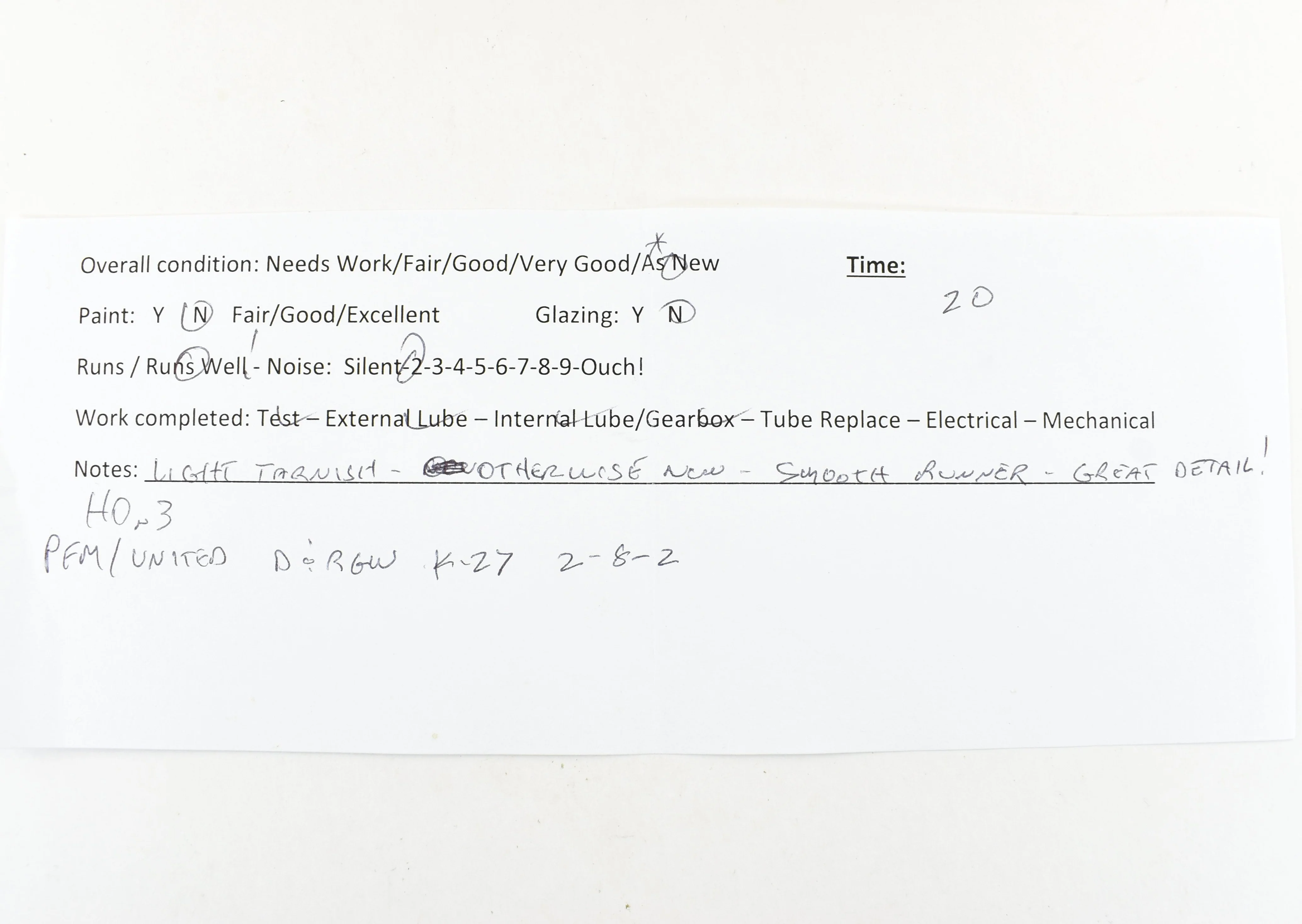 HOn3 Brass PFM - United D&RGW - Denver & Rio Grande Western K-27 2-8-2 Hi-Grade - Image 20