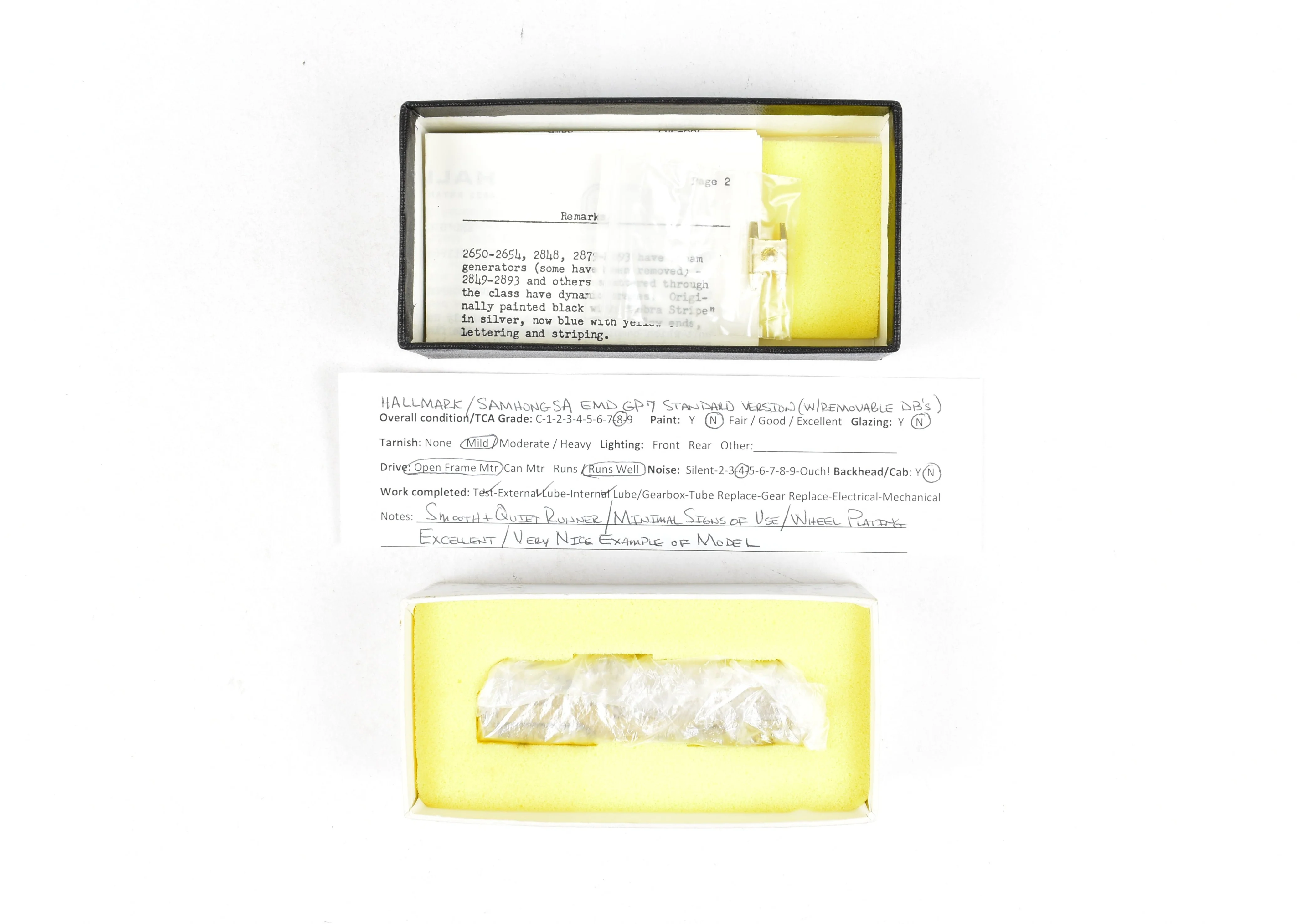 N Brass Hallmark Models Various Roads EMD GP-7 Standard Version with Removable Dynamic Brakes - Image 17