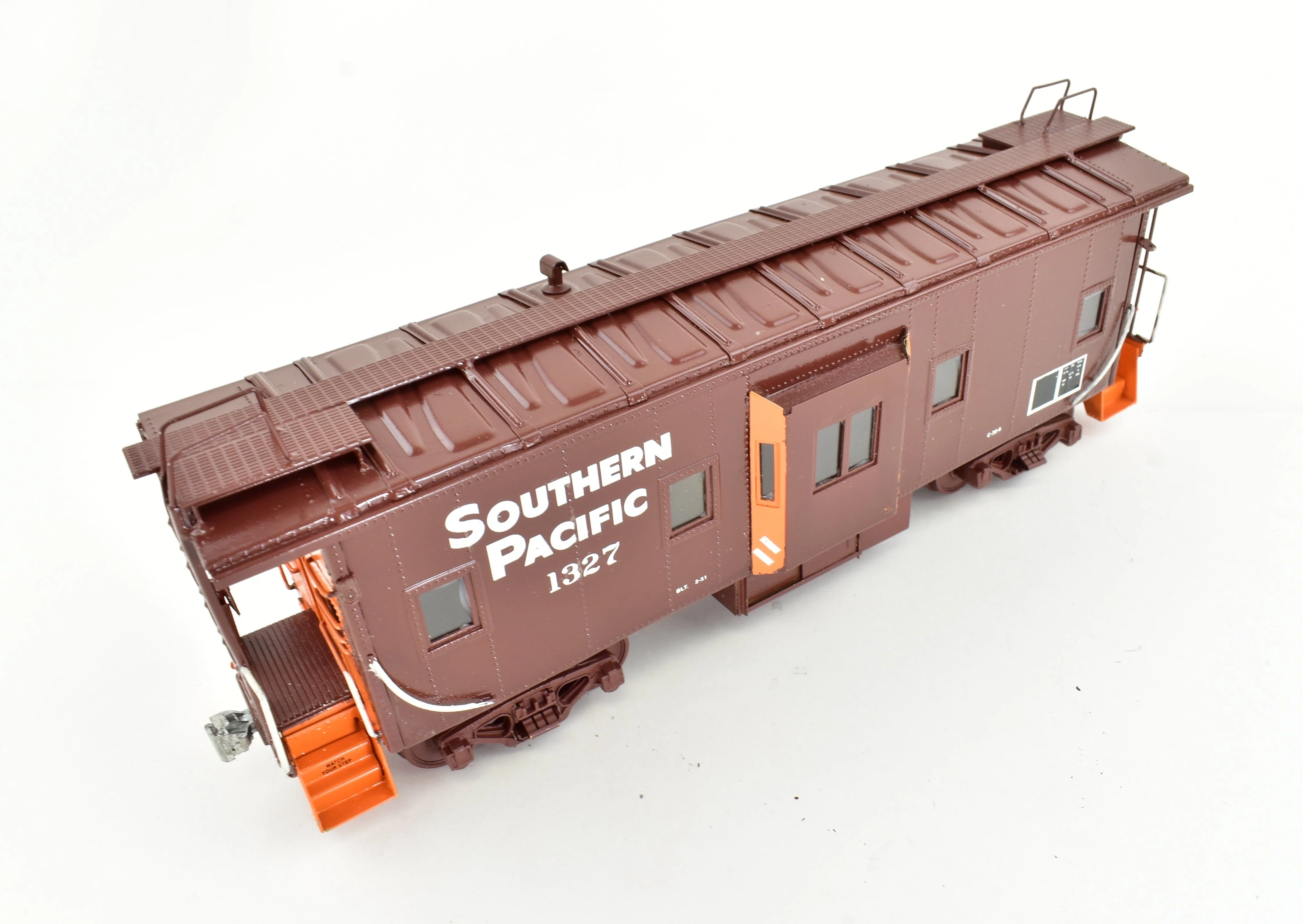 O Brass CON Max Gray SP - Southern Pacific Bay Window Caboose Custom Painted NO BOX - Image 7