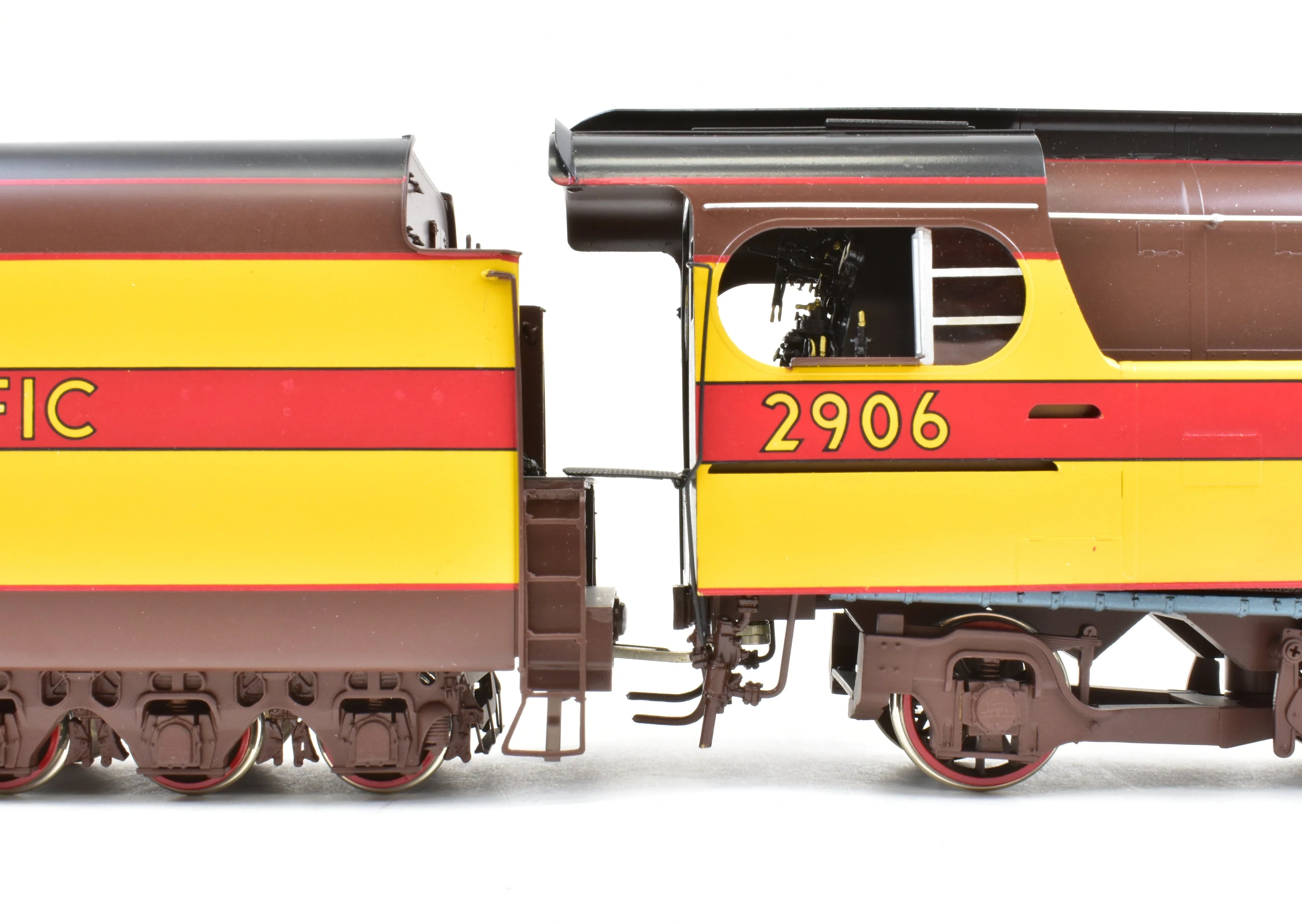 O Brass CON OMI - Overland Models, Inc. UP - Union Pacific 2906 4-6-2 Streamlined Factory Painted "Forty-Niner" - Image 19