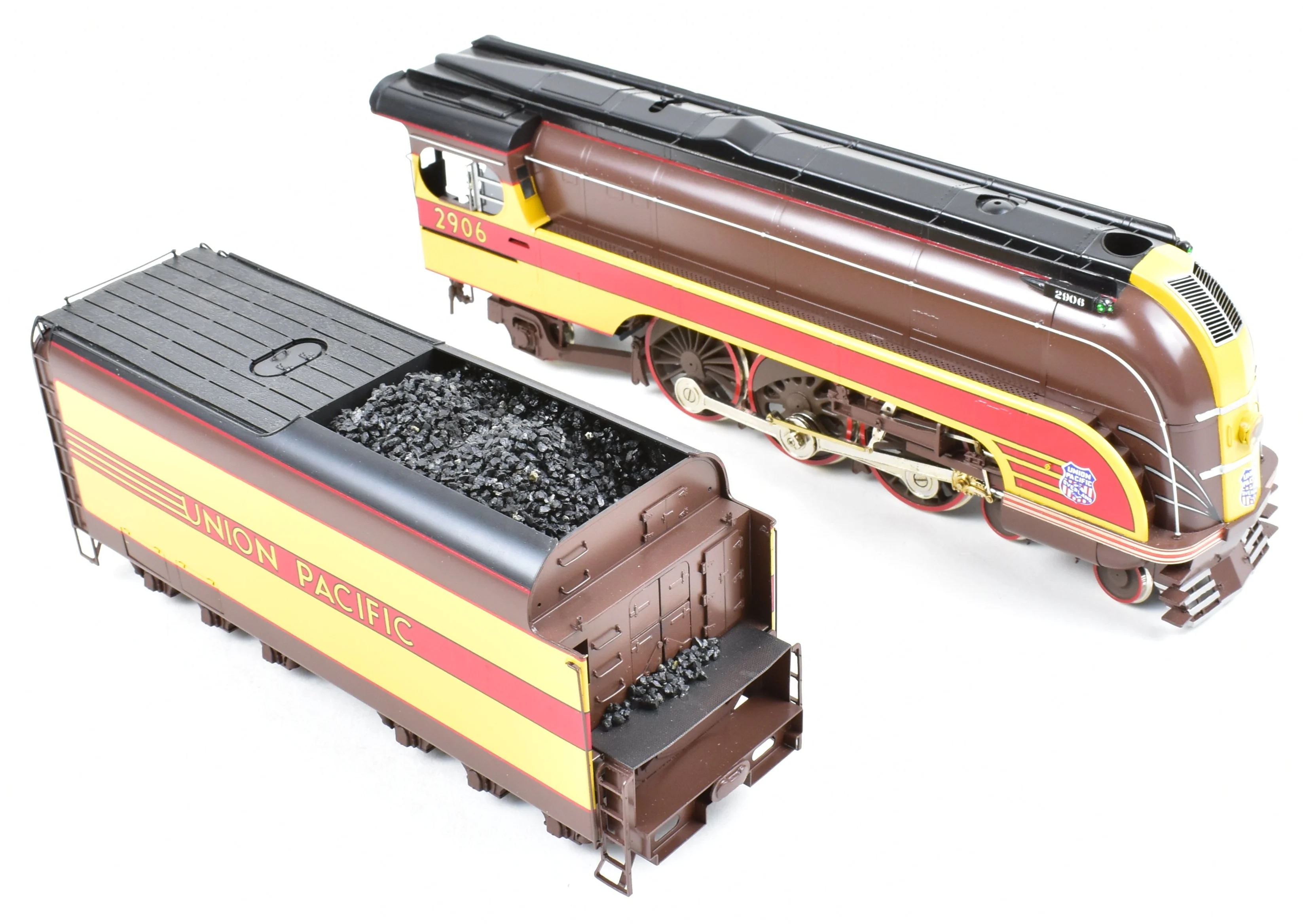 O Brass CON OMI - Overland Models, Inc. UP - Union Pacific 2906 4-6-2 Streamlined Factory Painted "Forty-Niner" - Image 7