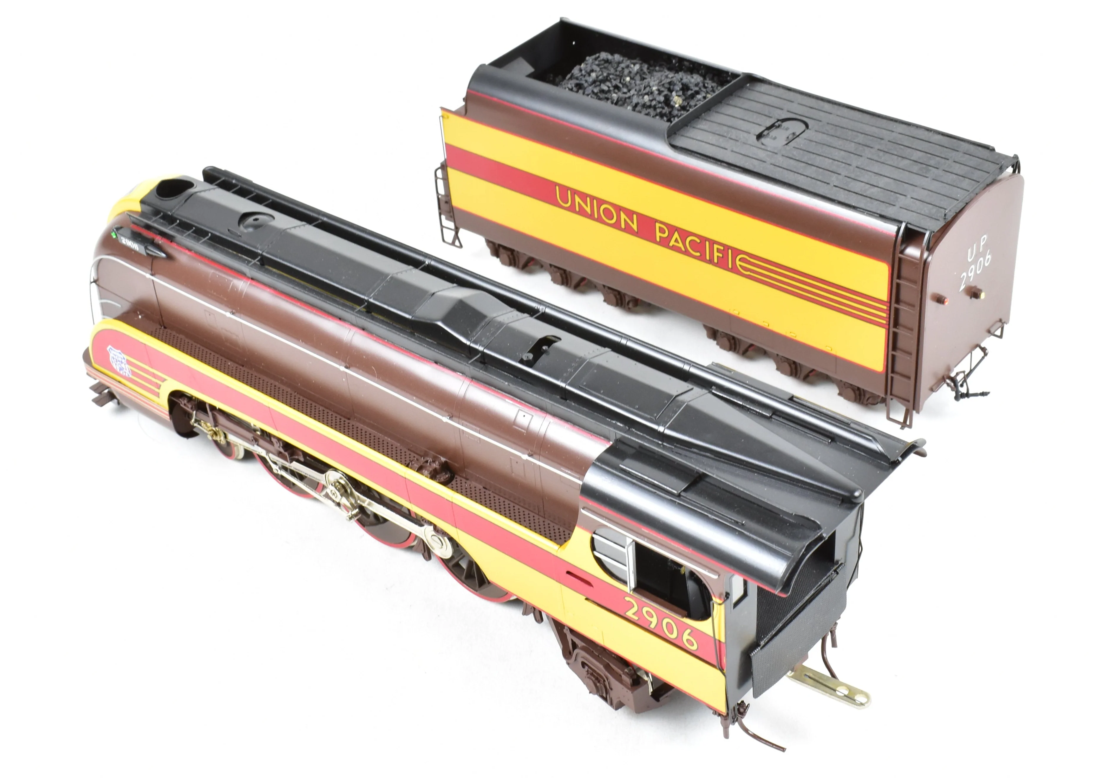 O Brass CON OMI - Overland Models, Inc. UP - Union Pacific 2906 4-6-2 Streamlined Factory Painted "Forty-Niner" - Image 9