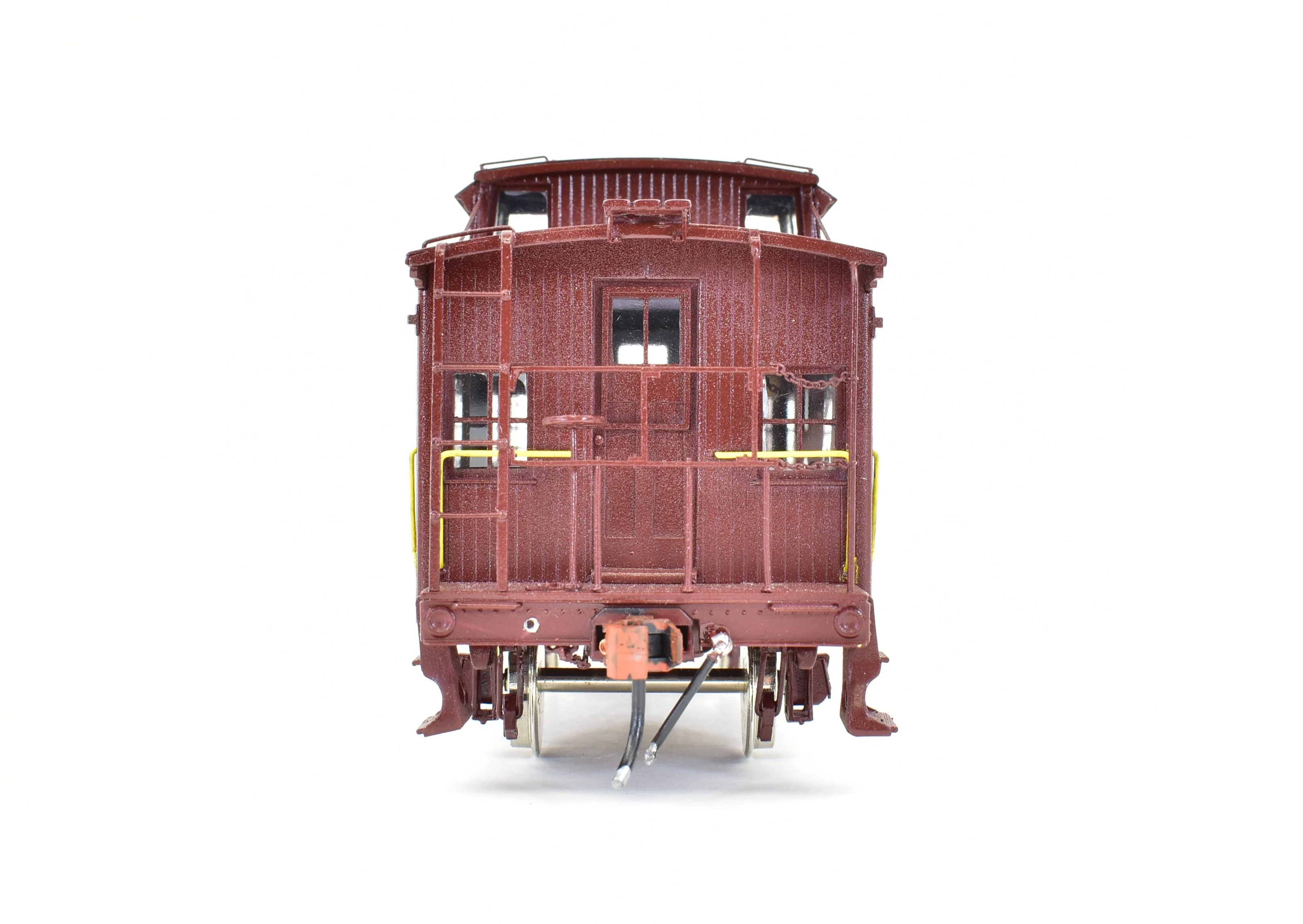 O Brass The Car Works PRR - Pennsylvania Railroad Wood Cabin Car Class ND 4-Wheel Custom Painted - Image 7