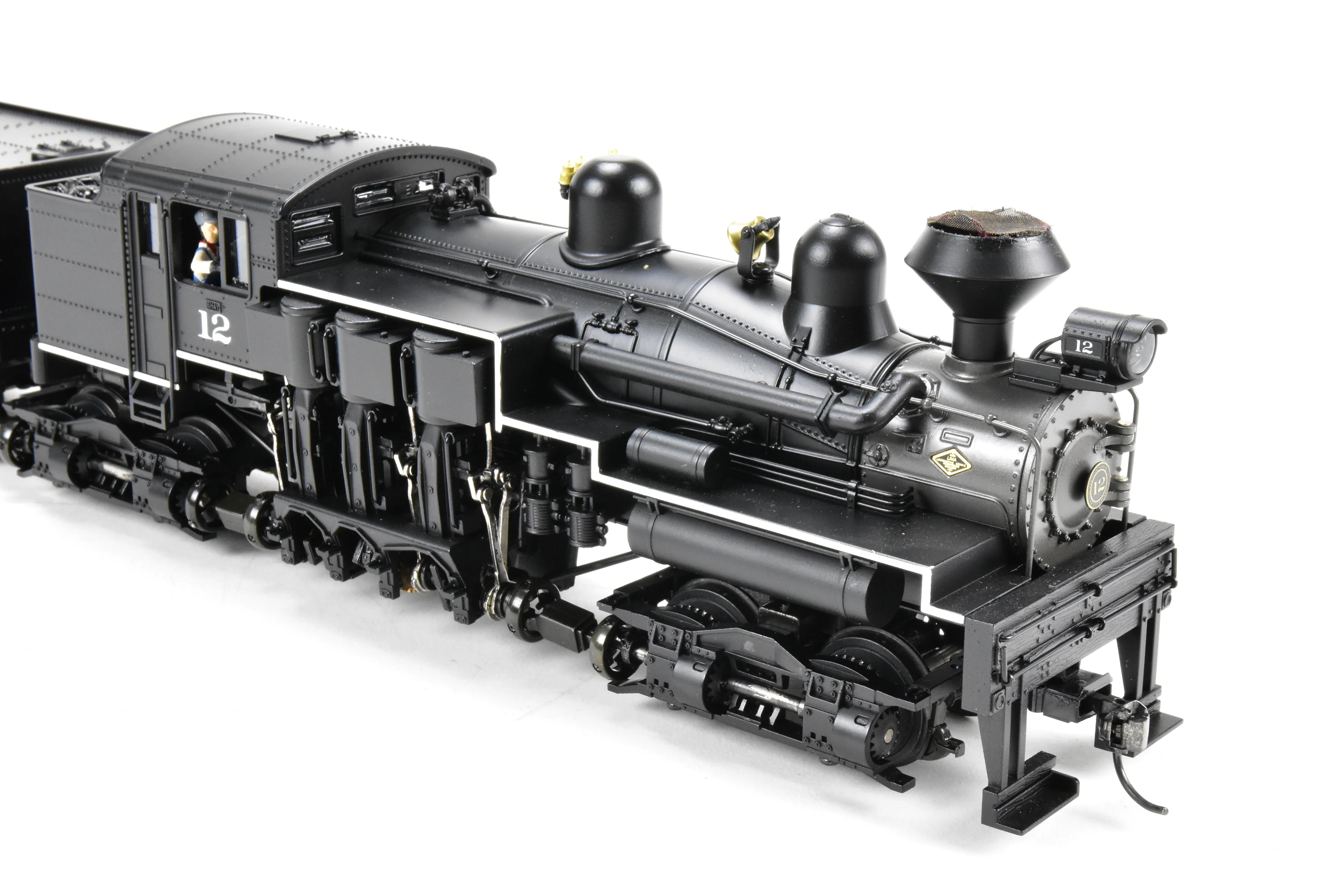 O Scale MTH - Mike's Train House Premier Diecast WVP&P - West Virginia Pulp & Paper Co. 4-Truck Shay Factory Painted No. 12 2-Rail Version - Image 14