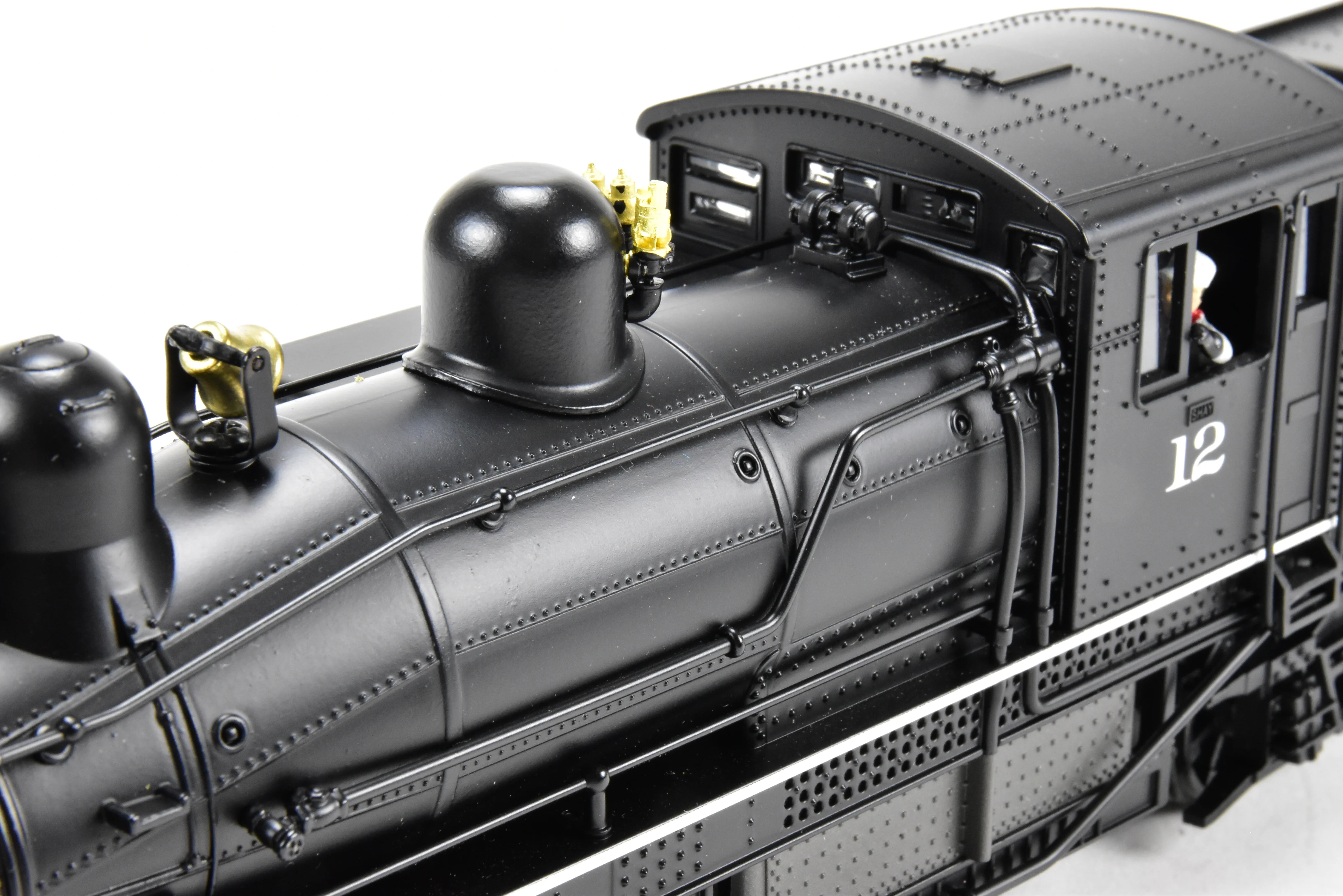 O Scale MTH - Mike's Train House Premier Diecast WVP&P - West Virginia Pulp & Paper Co. 4-Truck Shay Factory Painted No. 12 2-Rail Version - Image 16